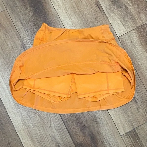 Joy Girl size S EUC orange athletic tennis pickleball mini skirt - Picture 7 of 7